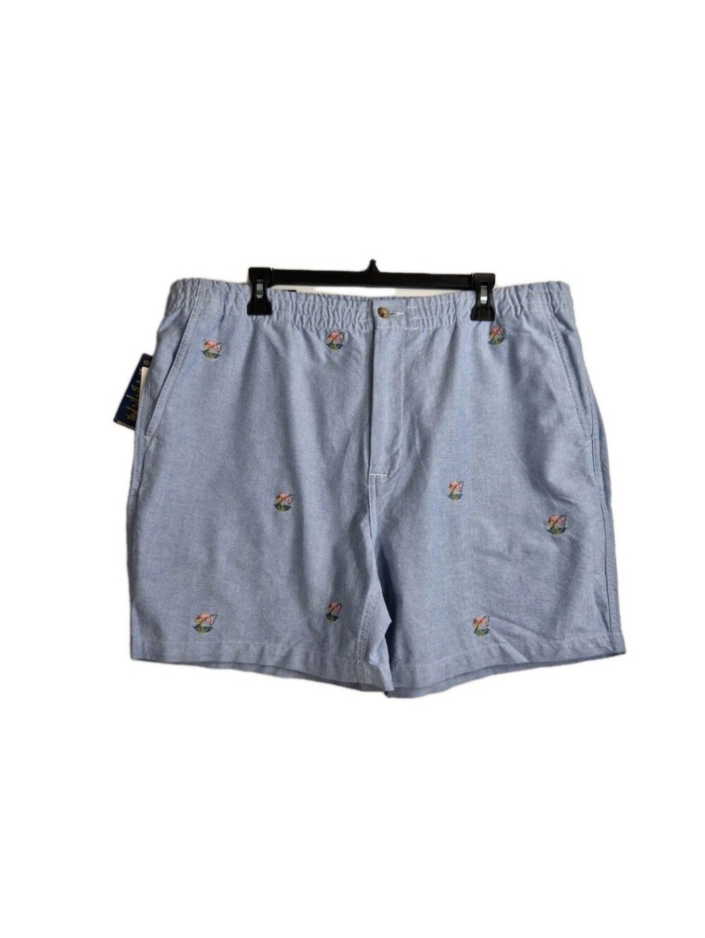 Polo Ralph Lauren Men's Shorts Size XL Classic Fit 6" Blue Flamingos NWT 09